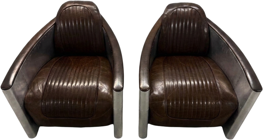 Aviator Club Chairs (Pair)